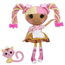 Boneca Lalaloopsy Silly Hair Scoops Waffle Cone com Gato de Estimação Boneca Lalaloopsy Silly Hair Scoops Waffle Cone com Gato de Estimação