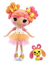 Boneca Lalaloopsy Sweetie Candy Ribbon - 13cm com Cachorro e Casa