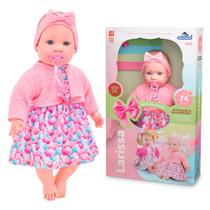 Boneca Larissa Com Vestido Rosa Lacinho Fala 74 Frases Educativas Infantis Boneca Larissa Com Vestido Rosa Lacinho Fala 74 Frases Educativas Infantis