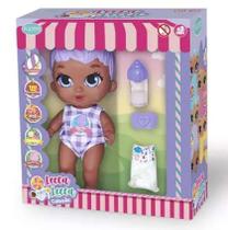 Boneca Lecca Lecca Algodão Doce Lilás com Acessórios Boneca Lecca Lecca Algodão Doce Lilás com Acessórios