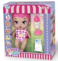 Boneca Lecca Lecca Sorvete Rosa Com Acessórios - Pupee Brinquedos