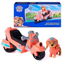 Boneca Liberty Com Veículo Motocicleta Brinquedo Patrulha Canina Colecionável Boneca Liberty Com Veículo Motocicleta Brinquedo Patrulha Canina Colecionável