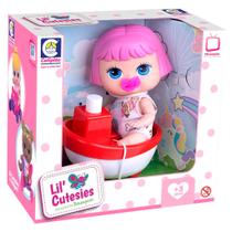 Boneca Lil Cutesies Unicórnio Com Barco 2313 - Cotiplás