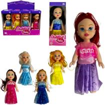 Boneca linda bell princess com vestido sortidos Boneca linda bell princess com vestido sortidos