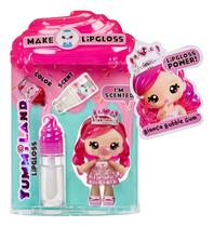 Boneca Lipgloss Yummiland Bianca Bubblegum com kit de bricolage de 4 anos ou mais