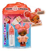 Boneca Lipgloss Yummiland Piper Peach com kit de brilho labial de 4 anos ou mais Boneca Lipgloss Yummiland Piper Peach com kit de brilho labial de 4 anos ou mais