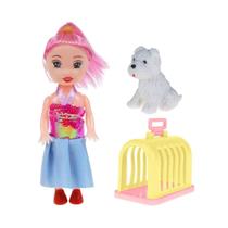 Boneca Little Amy Pet Shop Cachorrinho Ou Gatinho
