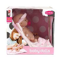 Boneca Little Baby Dolls Sleeping Bag Bambola 100% Vinil