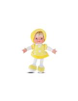 Boneca Little Baby Fashion Amarela 28 Cm Antialérgica