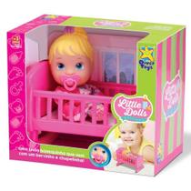 Boneca little dolls bercinho 8010