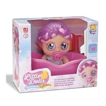 Boneca little dolls glitter - banheirinha divertoys - 8231