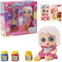 Boneca little dolls glitter - pinta e repinta divertoys-8292