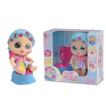 Boneca Little Dolls Glitter Privadinha Faz Xixi - Divertoys Boneca Little Dolls Glitter Privadinha Faz Xixi - Divertoys