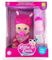 Boneca Little Dolls Soninho Faz Xixi - Diver Toys- hipopotamo