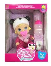 Boneca Little Dolls Soninho Faz Xixi Panda - Diver Toys