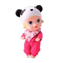 Boneca Little Dolls Soninho Panda Bebê Faz Xixi C/Chupeta