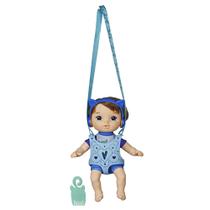 Boneca Little Matteo Brown Hair Boy - Baby Alive Carry 'N Go Squad - A partir de 3 anos (Exclusivo Amazon)