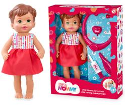 Boneca Little Mommy Alive Cuidados Morena Mattel Acessórios