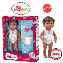 Boneca Little Mommy Cuidados Com Acessórios Negra 1032 - Pupee