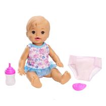 Boneca Little Mommy - Hora do Xixi - Vestido Azul - Mattel