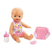 Boneca Little Mommy - Hora do Xixi - Vestido Rosa - Mattel