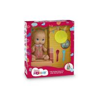 Boneca Little Mommy Papinha Loira Pupee 1026 - Popee