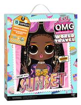 Boneca LOL Surprise! World Travel Sunset - 15 Surpresas Boneca LOL Surprise! World Travel Sunset - 15 Surpresas