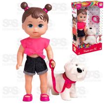 Boneca Lollypop 30cm - Meu Pet Passeio - Anjo Brinquedos