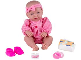 Boneca Love Bebê com Fralda e Chupeta