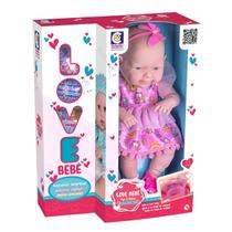 Boneca Love Bebê Com Vestido E Surpresas - Cotiplás Boneca Love Bebê Com Vestido E Surpresas - Cotiplás
