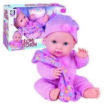 Boneca Love Born Faz Xixi C/Fraldinha e Acessórios Cotiplás