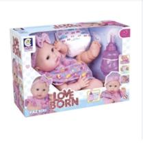 Boneca Love Born Faz Xixi C/Naninha 2608 Cotiplás