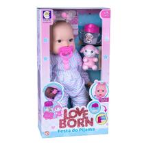 Boneca Love Born Festa do Pijama 40cm Cotiplás - 2612