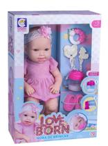 Boneca Love Born Hora De Brincar C Acessórios 2613-Cotiplás