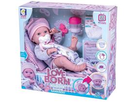 Boneca Love Born Neném Nanando com Acessórios