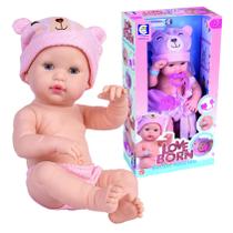 Boneca Love Born Recém Nascido Abre Fecha o Olho - Cotiplas