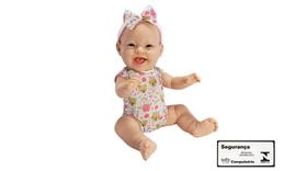 Boneca Lovely Babies Passeio Bambola com Acessorio Bolsa Sling Canguru Brinquedo Infantil Recreativo