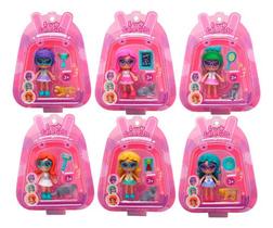 Boneca Lovely Little Girls Pet Shop Sortido Br2267 Multikids