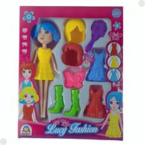 Boneca Lucy Fashion Com acessórios 6908 Braskit