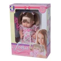 Boneca Luisa Loira Articulada Em Vinil, Cores Variadas - Cotiplás
