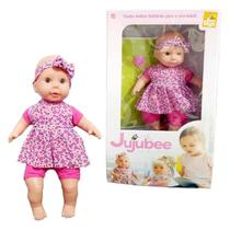 Boneca Lulu Bee Com Tiara E Vestido Fofo Bee Toys