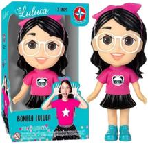 Boneca Luluca 20CM Youtuber Vinil Brinquedo Estrela