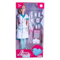Boneca Luna Dra. Care Play & Fun CV244130 Boneca Luna Dra. Care Play & Fun CV244130