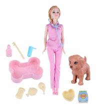Boneca Luna Dra. Pet Play & Fun CV244129 Boneca Luna Dra. Pet Play & Fun CV244129