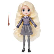 Boneca Luna Lovegood Articulado 20Cm Fashion Com Varinha