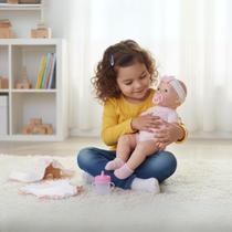 Boneca Luna Premium Vinil Siliconado 2 Bodys Com Acessórios Tiara Copinho Bebê Presente Criança Menina Naninha Day Luna