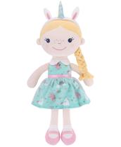 Boneca macia GAGAKU My First 1 Year Old Girl Unicorn 40cm