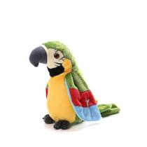 Boneca macia Repeating Parrot de brinquedo de pelúcia 29x16cm para crianças