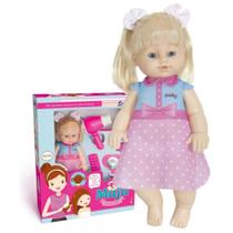 Boneca Maju Beauty Salon Loira 46cm com Acessórios Nova Toys - Maju Beauty - PANAMI