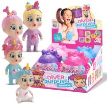 Boneca Mama e Chora DiverSurprise com Acessórios Surpresa Brinquedo Infantil Meninas